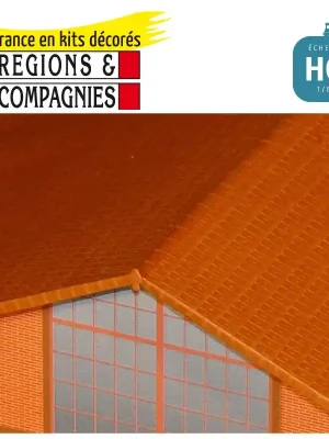 Bewährte Qualität | Dachziegel (Waffelkarton) HO Régions et Compagnies MAT001