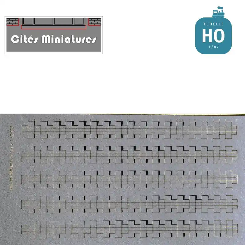 Moulures d’encadrements en Pierre Gris chaud HO Cités miniatures ED-072-4-HO - Sparangebot