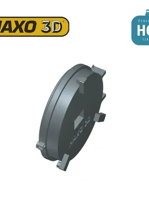 Sonderangebot - Horloge de gare ATO simple face éclairée + Led Câblée HO Haxo 3D 345070