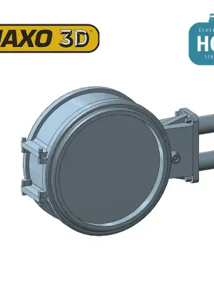 Topseller - Horloge de gare ATO double face éclairée + Led Câblée HO Haxo 3D 345071