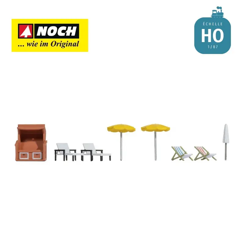 Accessoires de plage HO Noch 14844 | Versandbereit