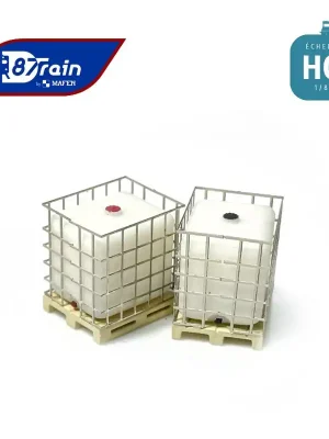 Herstellerpreis | GRV "Grand Récipient pour Vrac" sur palette (2 pcs) HO 87Train 221013