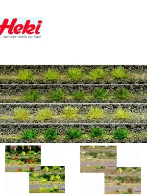 Jetzt zugreifen | 100 touffes d‘herbe 5-6 mm Heki