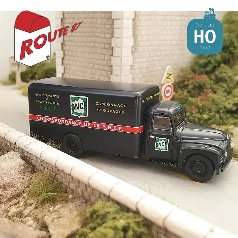 Topseller | Citroën 55 fourgon SNCF Correspondance HO Route 87 Haxo Modèle RO1011