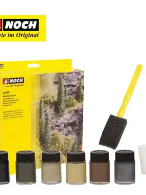 Zertifiziert - Set de couleurs naturelles pour rochers Noch 61200