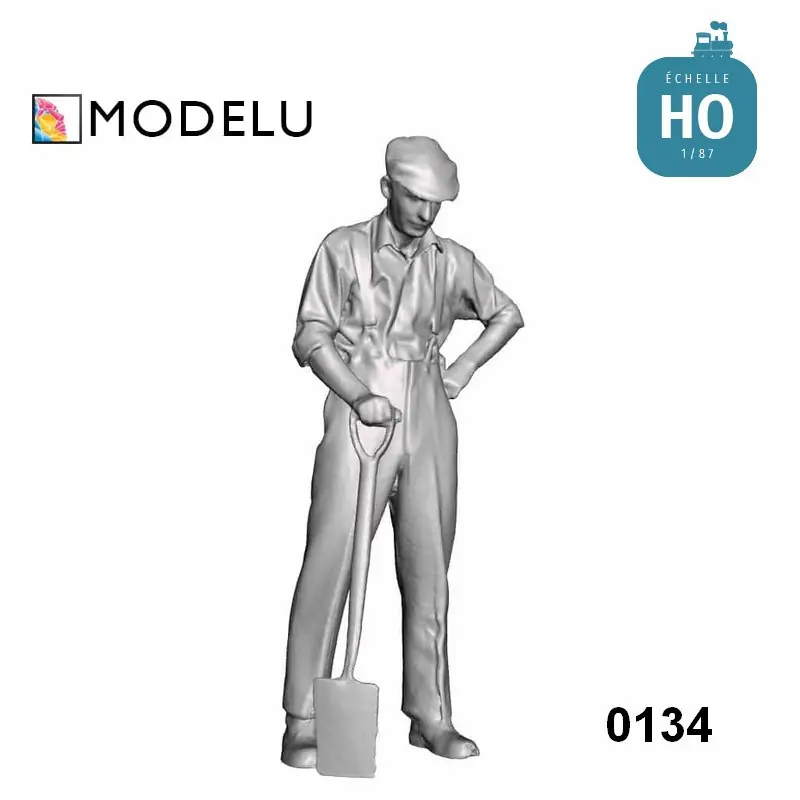 Homme avec une bêche HO Modelu 0134-087 - Jetzt bestellen