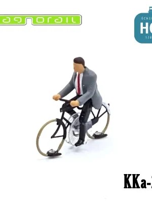 Herrenfahrrad, fertig montiert, H0 für Magnorail System KKa-2 | Sonderangebot