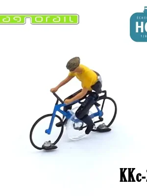 Sale - Radfahrer MTB, fertig montiert, H0 für Magnorail System KKc-2