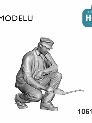 Mécanicien de locomotive avec burette à huile HO Modelu 1061-087 - Ausverkauf