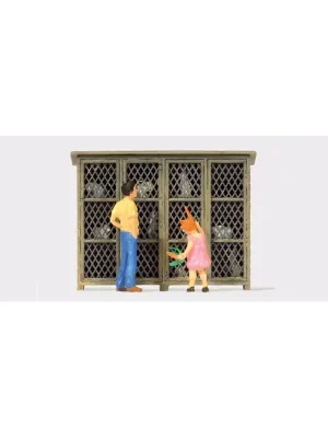 Extra-Rabatt | Cages à lapins HO Preiser 28099
