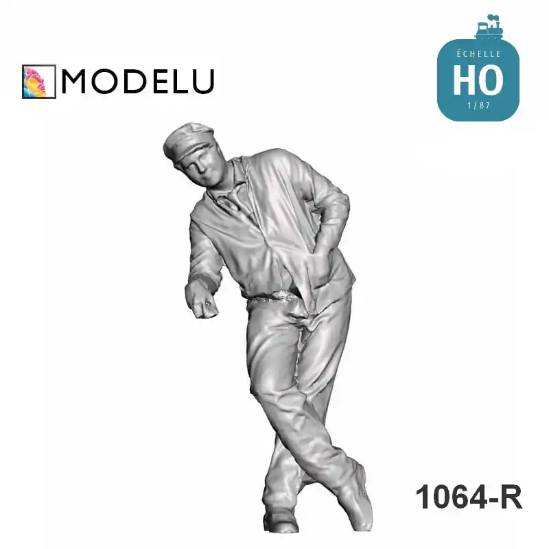 Cheminot penché à droite HO Modelu 1064-087R | Nur solange der Vorrat reicht