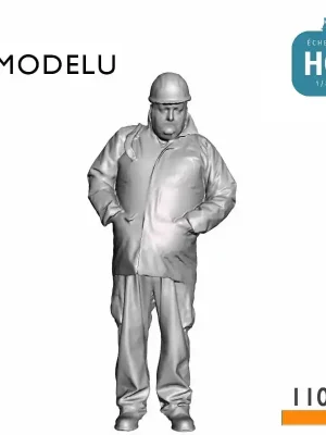 Einfach bestellen | Ouvrier de voie moderne avec sac à dos HO Modelu 1106-087