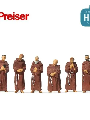 Moines Franciscains HO Preiser 10198 | Bestseller