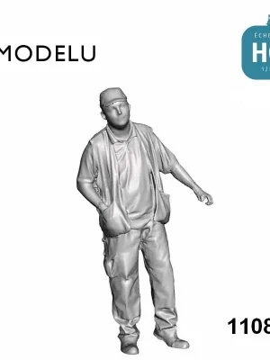 Agent de manoeuvre moderne penché à gauche HO Modelu 1108-087L | Neu im Shop