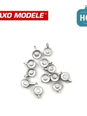 Sonderpreis - Jantes voitures (avec enjoliveur) 12 pcs HO Haxo Modèle HM47031