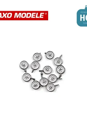 Sofort bestellbar | Jantes camionnettes ø 6 mm 12 pcs HO Haxo Modèle HM47039