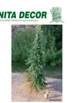 Heute bestellen | Set de 5 sapins 12 cm Anita Decor AD-8000-12