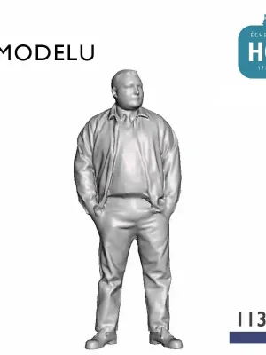 Conducteur de loco avec veste au repos HO Modelu 1135-087 - Kundenliebling