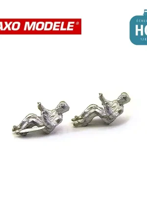 Conducteurs de véhicules PL 4 pcs HO Haxo Modèle HM47055 (Fin de série) | Letzte Chance