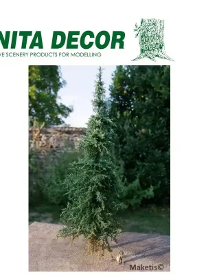 Ausverkauf | Set de 2 sapins 25 cm Anita Decor AD-8000-25