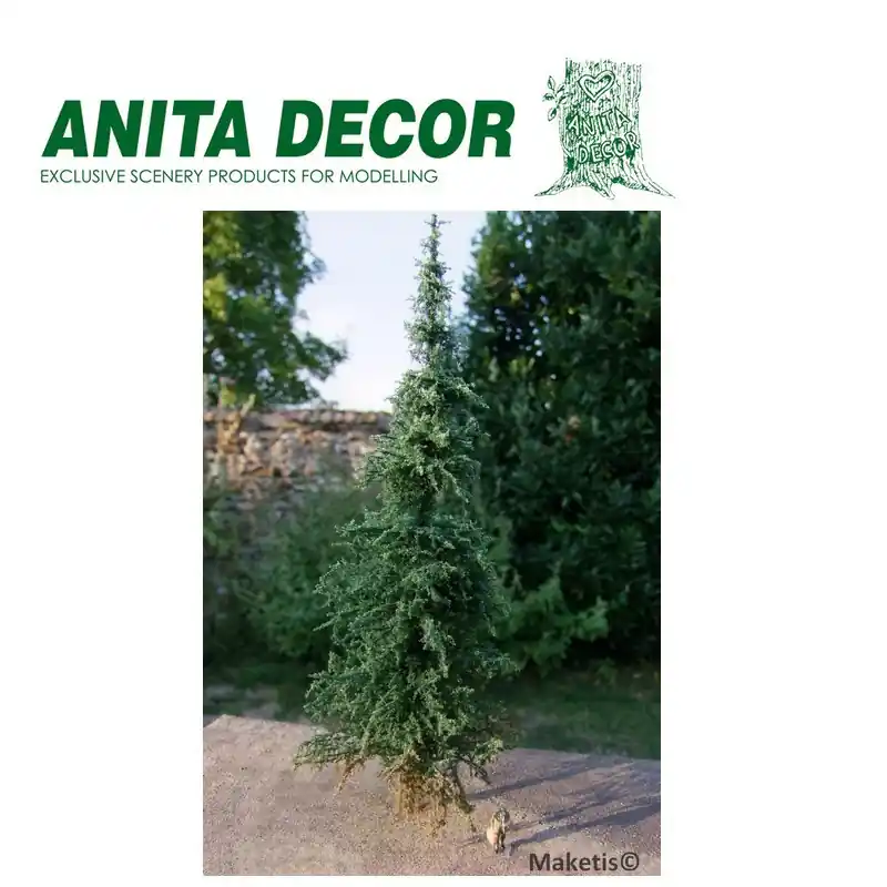 Ausverkauf | Set de 2 sapins 25 cm Anita Decor AD-8000-25