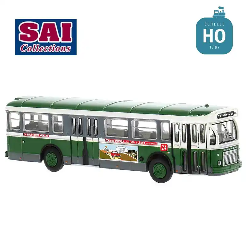 Premium - Autobus Saviem SC10 RATP ligne 24 Gare Saint Lazare - Alfort HO SAI 4360