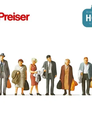 Passagers HO Preiser 10403 - Wochenendangebot