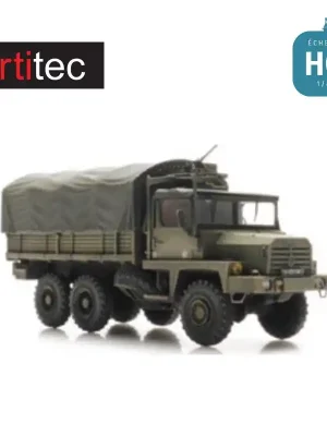 Camion militaire FR Berliet GBC 8KT MG HO Artitec 6870549 - Preiswert