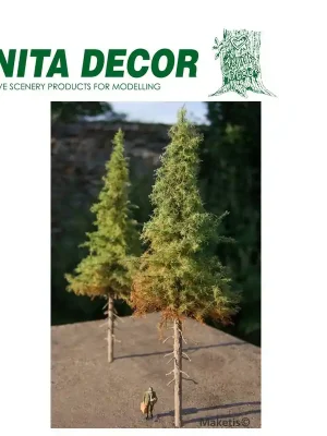 Zertifiziert | Set 2 mélèzes hautes tiges de 20 à 25 cm Anita Decor