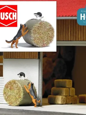 Chien chassant un chat HO Busch 7920 | Direkt bestellen