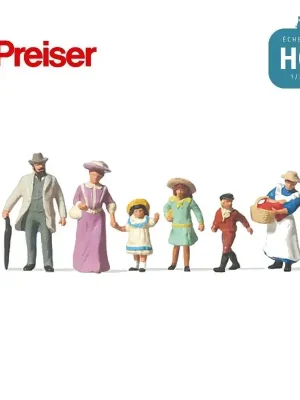 Markenqualität | Famille 1900 HO Preiser 12132