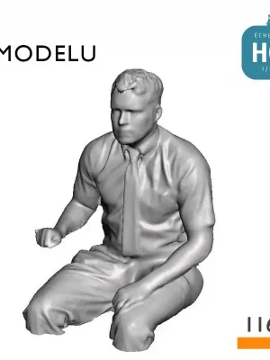 Conducteur Classe 66 en chemise et cravate HO Modelu 1168-087 | Neu
