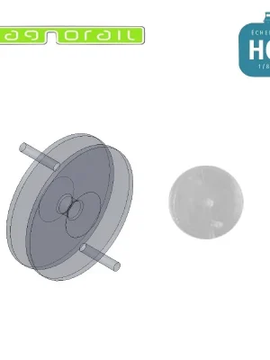 Transparent Rad für Radfahrer Magnorail System SO-2 - Neu gelistet