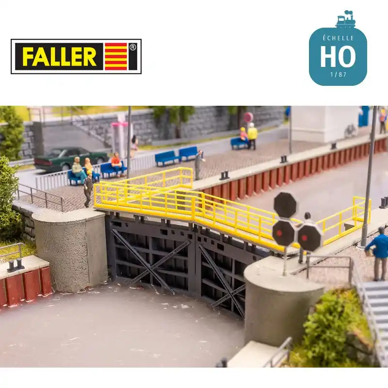 Écluse fluviale HO Faller 180325 | Neu eingetroffen