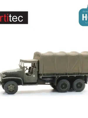 Camion militaire US GMC CCKW-353 plateau-ridelles bâché WWII HO Artitec 6870731 | Schnelle Lieferung