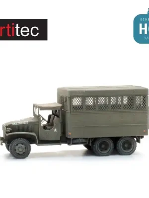 Camion militaire US CCKW-353 fourgon atelier WWII HO Artitec 6870733 - Sonderpreis