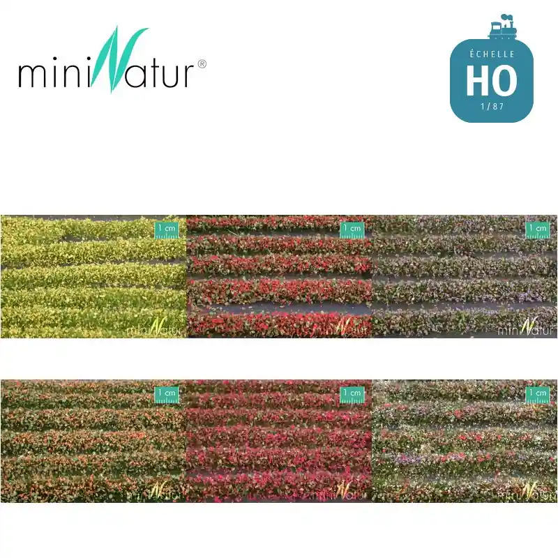 Nur begrenzt verfügbar - Blütenstreifen 67 cm HO Mininatur 731-2x S