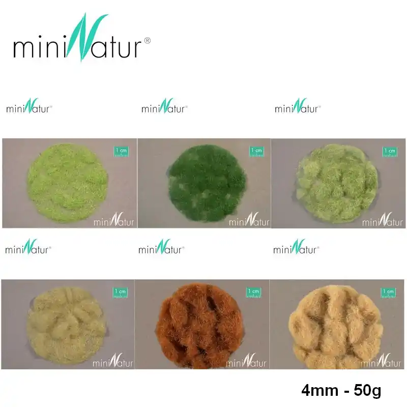 Gras-Flock 4,5 mm 50g Mininatur 004-2x | Nur diese Woche