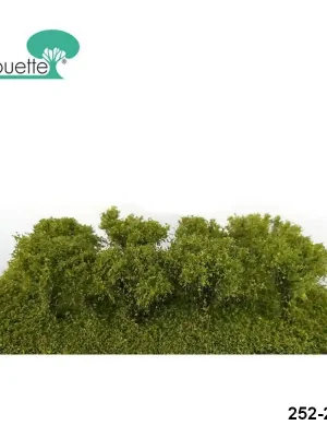 Aktionspreis | Set de 8 petits buissons vert printemps Profiline Silhouette 252-21