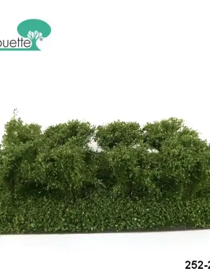 Begrenzte Stückzahl - Set de 8 petits buissons vert été Profiline Silhouette 252-22