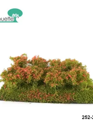 Direkt ab Werk | Set de 8 petits buissons fleuri rouge Profiline Silhouette 252-27