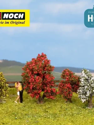 Bestellbar | Arbustes en fleurs 3-4cm (5 pcs) HO Noch 25420