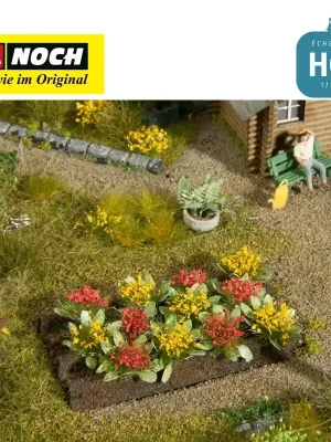 Zertifiziert - Décos Minis et parterre de roses HO Noch 13223