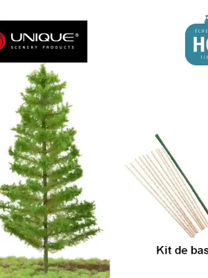 Jetzt sparen | Kit de base pour arbres Epicéa 10 pcs 30-33cm HO (à assembler) Unique Scenery 81-1020-06