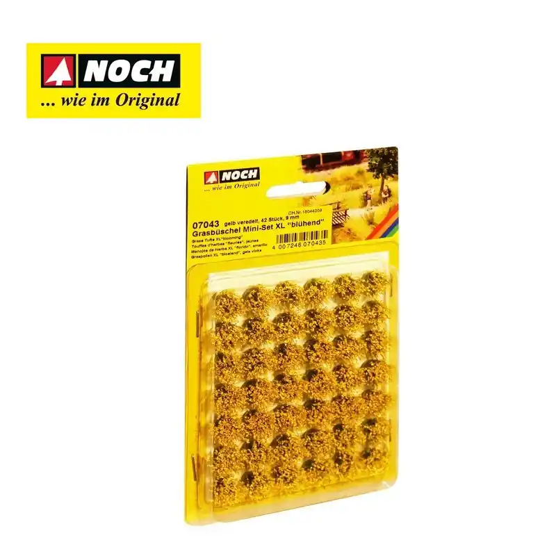 Aktion | Touffes d‘herbe XL 9mm "En fleurs" Noch 07043