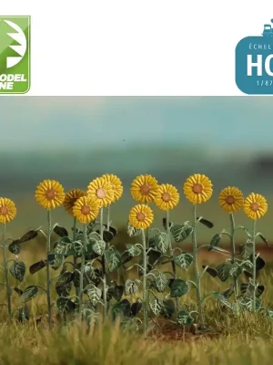 Tournesols (Photodécoupe) HO Model Scene VG7-224 - Preisknaller