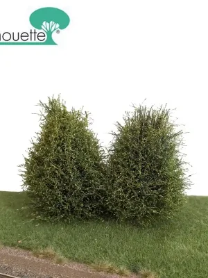 Grands buissons hauteur 8-10cm vert printemps 2 pcs Silhouette 350-41 - Deal