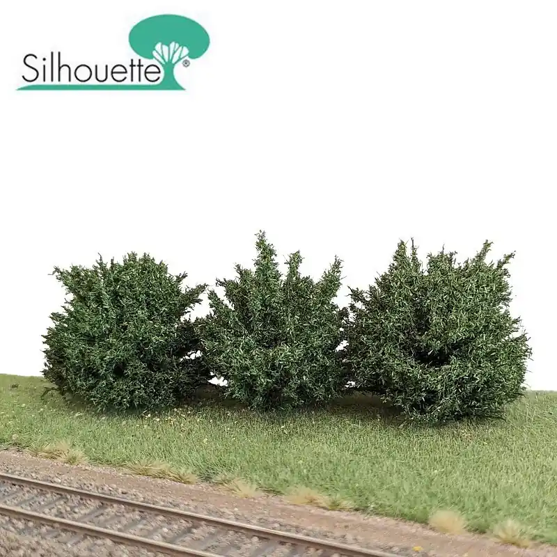 Buissons moyens hauteur 4-5cm vert été 3pcs Silhouette 350-52 - Jetzt bestellen