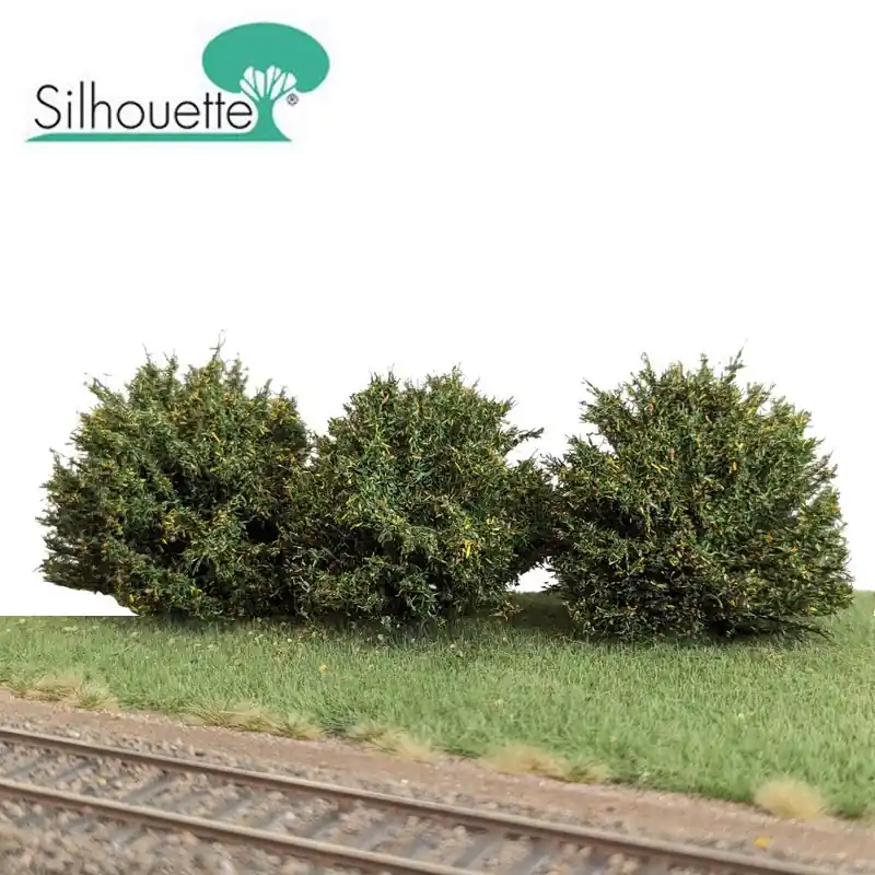 Schnell zugreifen - Buissons moyens hauteur 4-5cm début automne 3pcs Silhouette 350-53