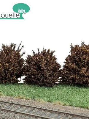 Buissons moyens hauteur 4-5cm fin automne 3pcs Silhouette 350-54 | Hohe Qualität